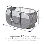 Tear Proof Pop Up Laundry Hampers, with Strong Handles Laundry Hamper, Easy to Carry & Go Up and Down Stairs, Honeycomb Mesh-Breathable, Easy to Collapsible Laundry Basket. (1.5 Loads) - Image 2