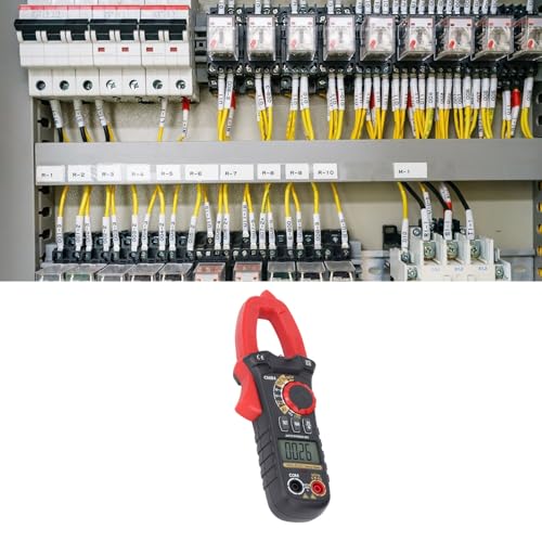 Probador digital de voltaje con pinza, medidor de corriente AC DC 1000A con pantalla LCD y mandíbula de 28mm miniatura 3