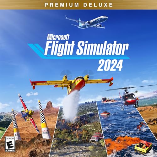 Microsoft Flight Simulator 2024 Premium Deluxe Edition │ Xbox & Win 10 PC - Code jeu à télécharger