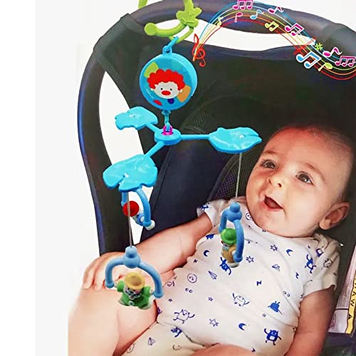 Móbile Musical Para Carrinho e Berço Coelho Rosa Kitstar