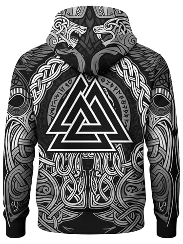Image of PAGYMO Graphic Hoodies for Men Funny Novelty Pullover Hooded Sweatshirt