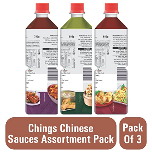 Image of Chings Chinese sauces Assortment Pack - Each Variant x 1 PACK OF 3