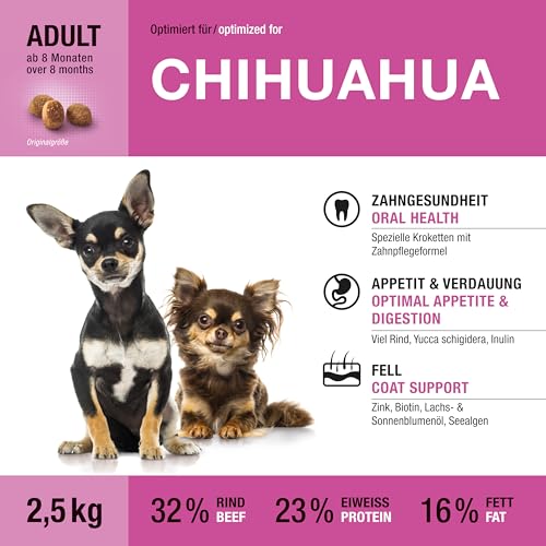 Wildsterne Breed Selection Chihuahua, 2,5 kg | Getreidefreies Trockenfutter | Monoprotein | von Tierärzten entwickelt