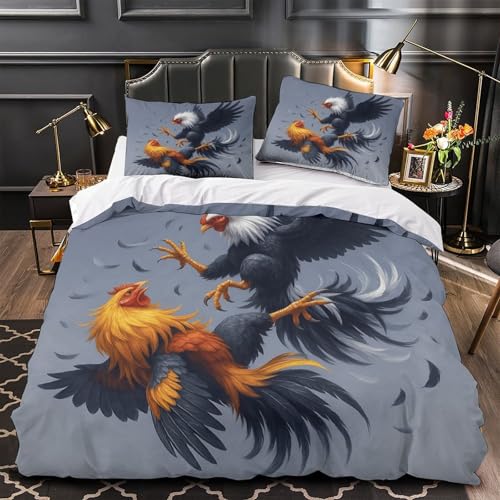 Housse de couette fermeture éclair抗 allergie microfibre 220x240 - 2