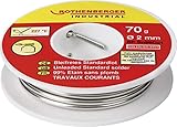 Flussmittel enthalten Rothenberger Industrial Bleifreies Standardlot 70G, Silber