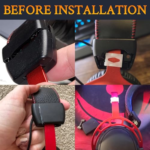 Image of SOULWIT Headband Sliders for HyperX Cloud(1 /2 /Pro /Core /Alpha) - Black
