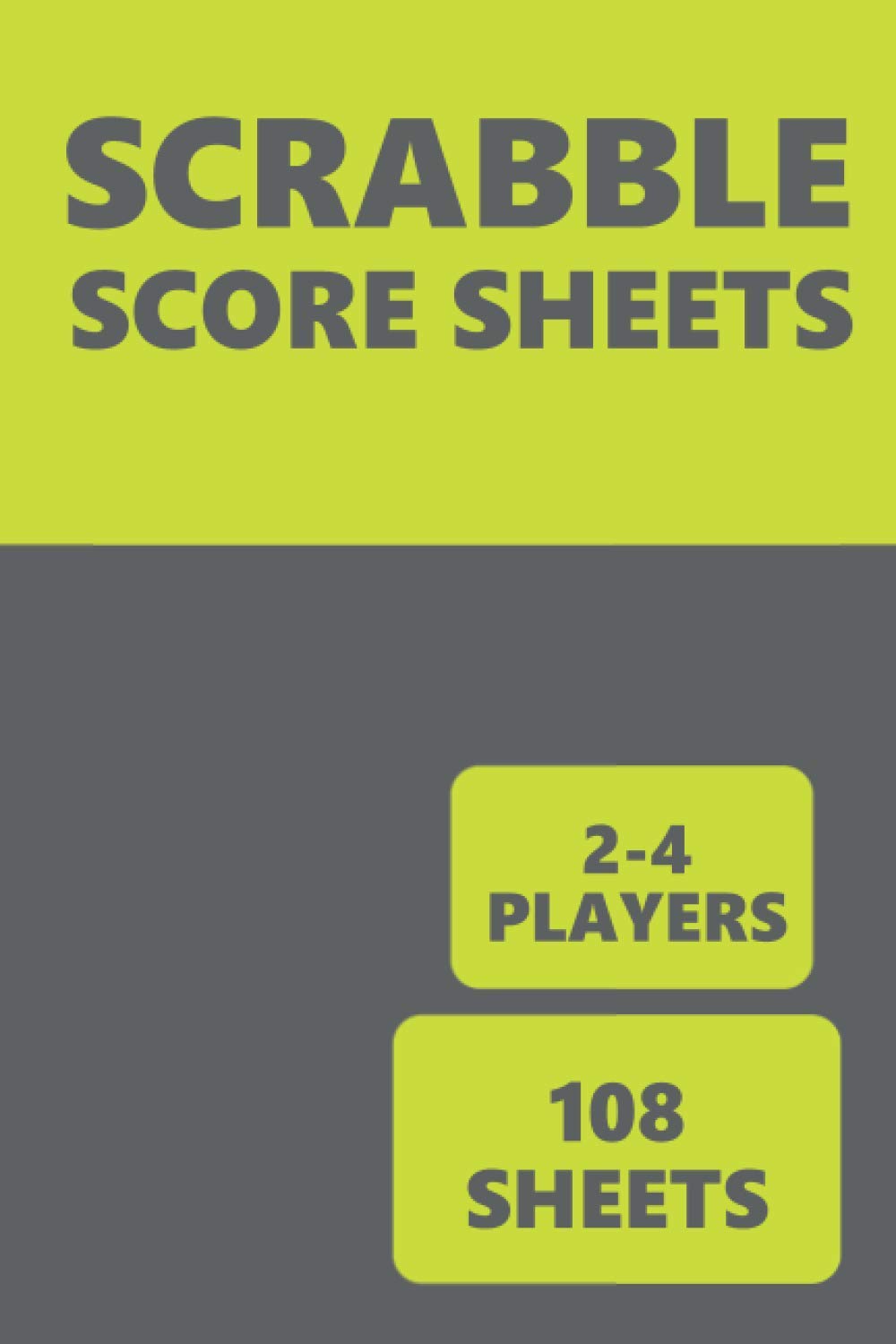 Scrabble Score Sheets