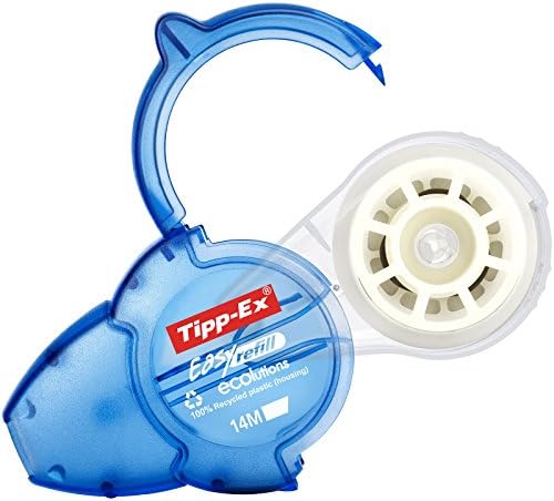 Tipp-Ex Correction Tape Easy Refill - Display Box of 10 - Size 14 m x 5 mm Size (Refills Only) for Instant Corrections, White