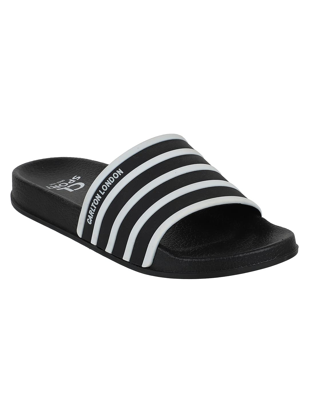 Carlton London Sport Women Black Flip Flops, 6 UK, (CL-YP-W-23-Black-White) (B09M6DW624) Amazon Price History, Amazon Price Tracker