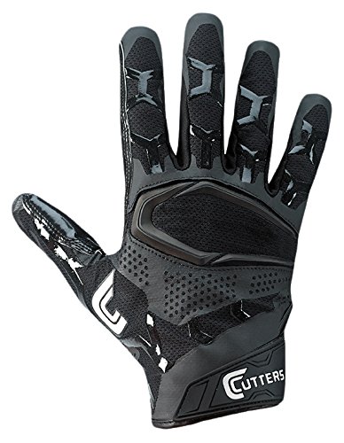 Cutters S541 Rev Pro 3D 2.0 Receiver, Safety, Cornerback Football Gloves with Ultra