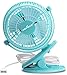Produktbild Keynice Mini USB Clip Ventilator Clip Schreibtisch Ventilator Mini Lüfter USB Tischventilator Tragbarer Ventilatoren Handventilator Tragbarer Mini Lüfter Elektrischer USB Ventilator -Blau