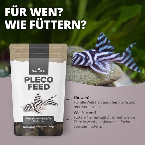 Welsfutter NatureHolic Welsfeed – Futtertabs für Saugwelse
