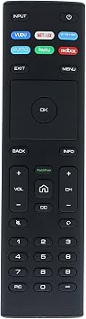 XRT136 Remote Control Replacement for Vizio TV V435-G0 D40F-G9 D50X-G9 PQ65-F1 V436-G1 D24HN-G9 V505-G9 D32H-G9 V555-G1 D24H-G9 PX65-G1 V585-G1 V405-G9 V555-G1 V555-G4 V556-G1 V605-G3 V655-G9 V656-G4