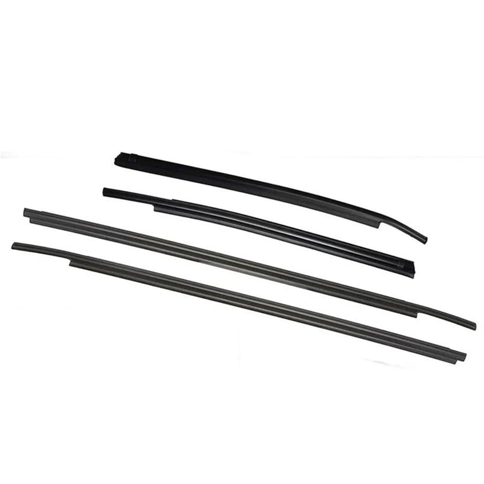 Snwdbh One Color 4Pcs/Set Car Side Window Sealing Strip For Toyota For Tundra 2007-2020 (2 Doors) Weatherstrip Belt Outside Door Glass Trim Exterior Belt
