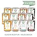 naftie Bio Hundefutter Reinfleischdosen Mischpakete - 100% Reinfleisch pur Spar-Pakete - Nassfutter zum Mischen - glutenfrei, getreidefrei - 12x 400g