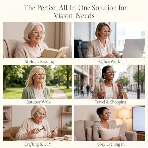 Image of ICARA Sparkling Crystal Retro Cat Eye Frame Bling Rhinestone Reading Glasses for Women Blue Light Blocking Computer Eyeglass