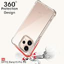 TheGiftKart Crystal Clear Back Cover Case for Oppo Reno 15 Pro 5G | 360 Degree Protection | Shock Proof Design | Transparent Back Cover Case for Oppo Reno15 Pro 5G (PC & TPU, Transparent Bumper) gallery image