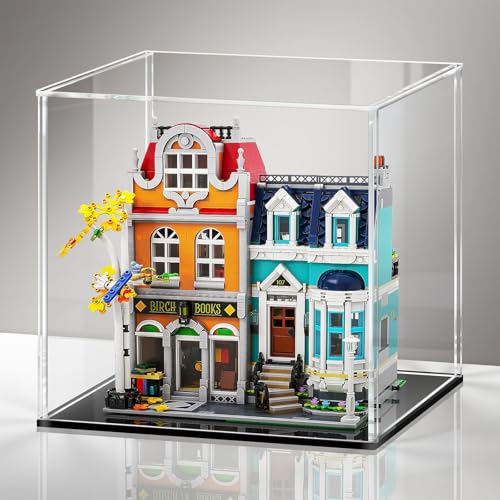 Huijintao Vitrinas para Colecciones, Vitrinas expositoras, Vitrina Metacrilato, Caja metacrilato Transparente Expositor, Vitrina Expositora para Colecciones, Miniaturas, Figuritas (35x35x35cm)