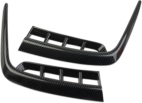 Miniatura 3 de crosselec Cubierta de ventilación de parachoques delantero de fibra de carbono para Honda Pilot 2023-2024