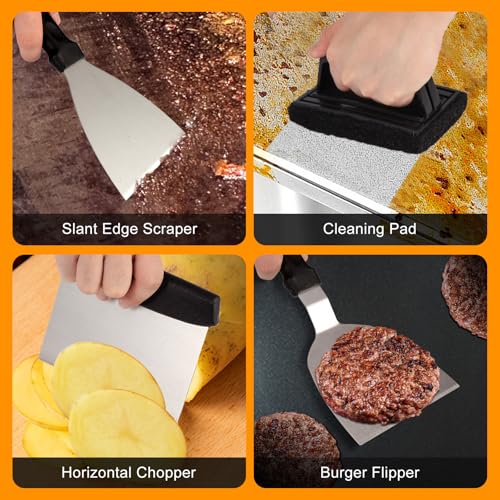 Juego de 29 piezas para parrilla acero inoxidable miniatura 6