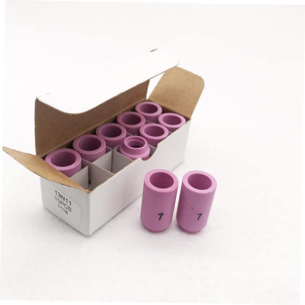 10pcs Argon Arc Welding Nozzles Compatible Wp Wp for Professional Welding Applications Low Burn-loss Rate