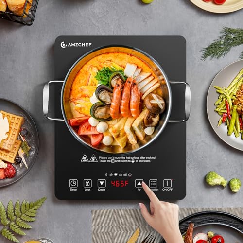 Cocina de inducción 1800W con control táctil y temporizador miniatura 2