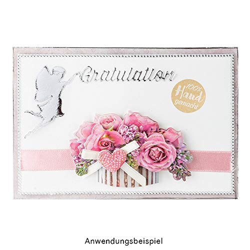 Ideen mit Herz Kraftpapier-Sticker | 100% Handgemacht | Ø 2,5cm | Etiketten-Aufkleber auf Rolle | 500 Stück | Etikett für Marmelade oder Eingekochtes | ideal für selbstgemachte DIY & Handmade Produkte
