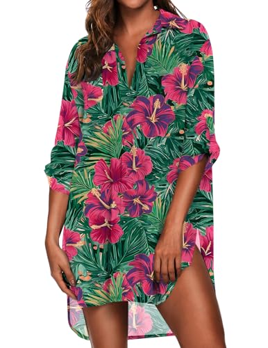 Image of Ekouaer Swimsuit Coverup for Women Bathing Suit Cover Up 2026 Summer Beach Vacation Outfits