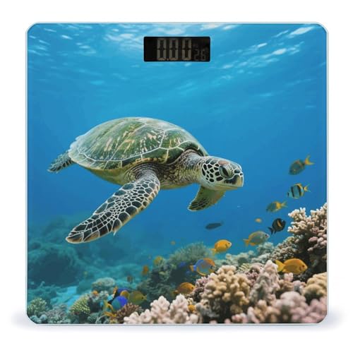 Báscula digital de baño con sensor 4, pantalla LED miniatura 1