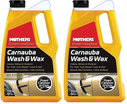 Mothers 05674 California Gold Carnauba Wash & Wax, 64 oz. (Pack of 2)