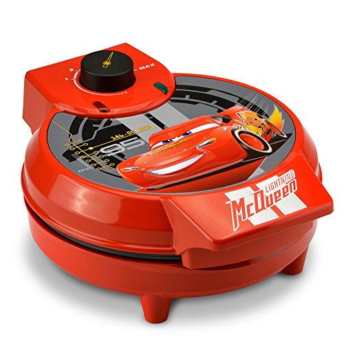 Disney Pixar Cars DPC-258 Waffle Maker, One Size, Red
