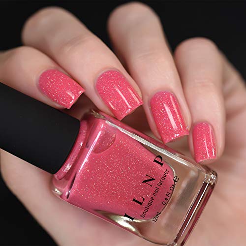 Image of ILNP Paper Heart - Brink Pink Holographic Nail Polish
