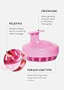 QIQI® Hair Scalp Massager Shampoo Brush with Soft Silicone Bristles, Anti Dandruff, Exfoliating with Scalp Care (Pink) HM35 gallery image
