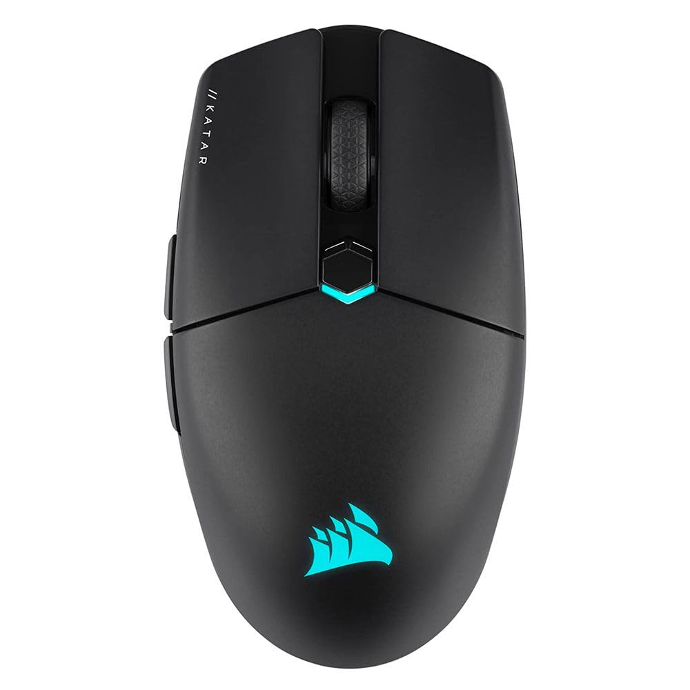 Corsair Katar Elite Wireless Gaming Mouse - Ultra Lightweight, Marksman 26,000 DPI Optical Sensor, Sub-1ms Slipstream Wireless Connection, Up to 110 Hours of Rechargeable Battery Life - Black (B0BB778KQ6) Amazon Price History, Amazon Price Tracker