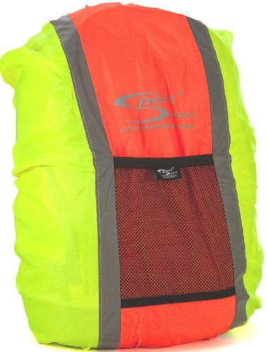Sport Direct SRER10 Hi-Vis Reflective Rucksack Cover Yellow/Orange by Sport Direct