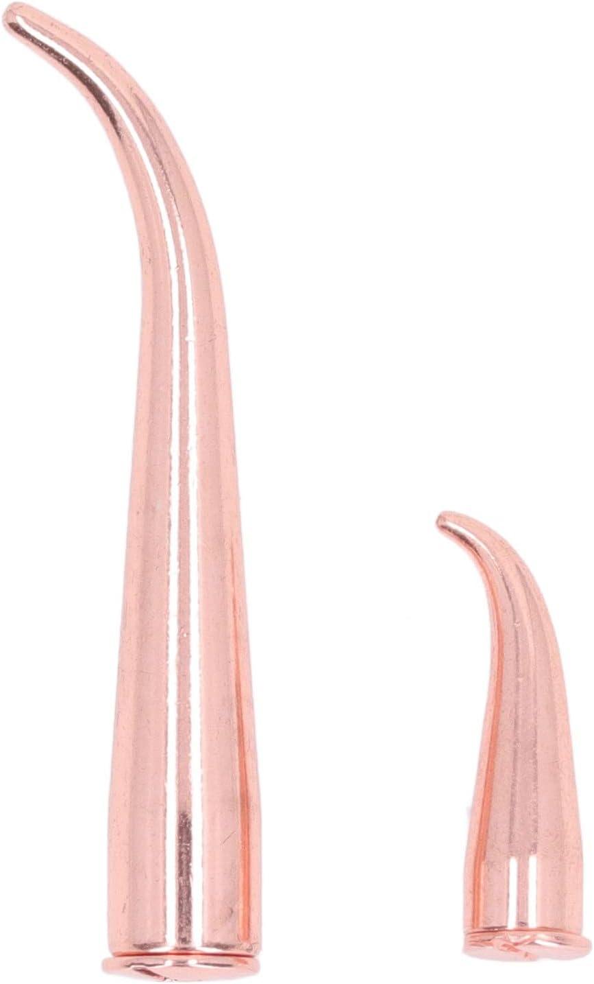 Spikes Pointed Elbow Studs Rose Gold Clear Thread Large and Small Size Electroplating Clothing Rivets for DIY Punk Style Bag Decoration