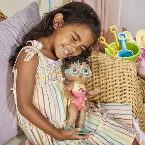 Boneca Baby Alive Sunny Swimmer - 25 cm de Cabelo Preto - F8142 - Hasbro