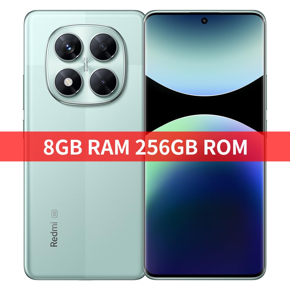XIAOMI Smartphone Redmi Note 14 Pro 5G, 8+256GB, Verde, 5110mAh