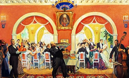 Art Festin de noces Kustodiev - Créez une ambiance chaleureuse dans votre salon avec cette toile