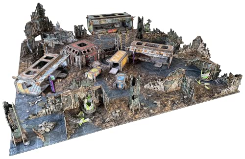 Battle Systems - Modular Tabletop 3D Gaming Sci-Fi Terrain - Perfect For 28Mm-35Mm Miniatures And Figures - No Painting Required - Science Fiction Aliens 40K Wargame #TOP1