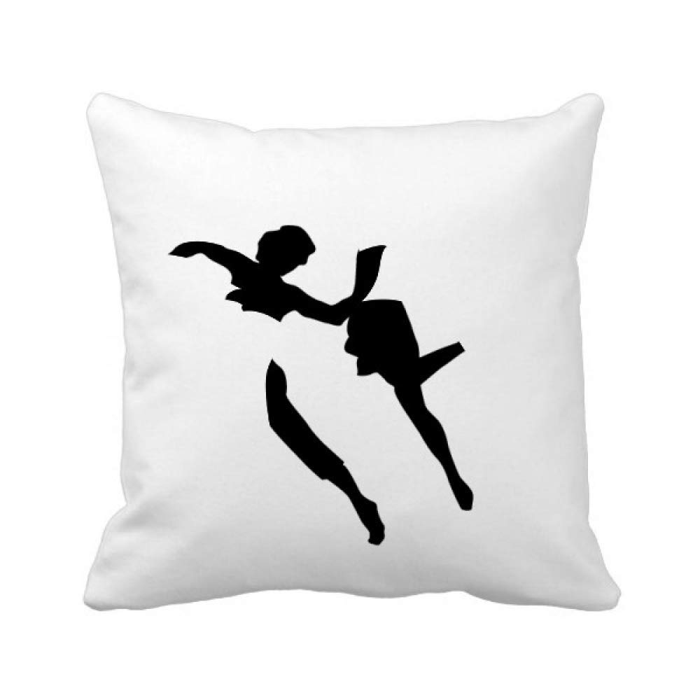 Coussin carré danse sport performance avec housse ananas pour déco