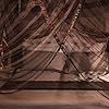 Mengersi 4 Corners Post Canopy Bed Curtains Canopy for Bed King Size - Royal Luxurious Mosquito Net Bedroom Decor (King, Coffee)