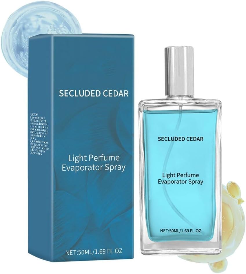 Cedar Blue Light Perfume - Fresh Herbal & Natural Scent, Cool Feeling, Long-Lasting Freshness(1pcs)