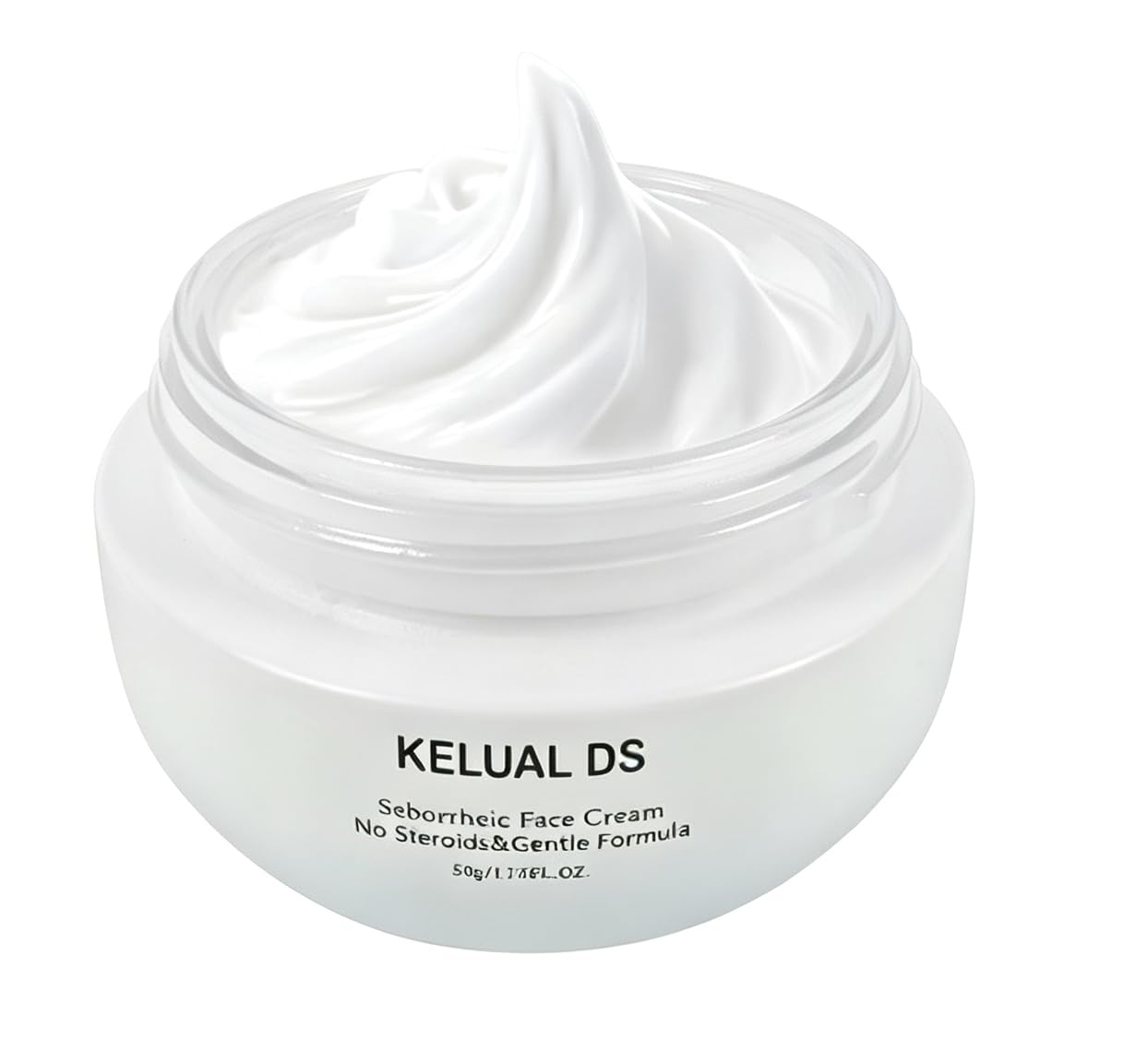Seborrheic Face Cream for Sensitive Skin, Steroid-Free Gentle Formula, with Ceramides and Calendula Extract, 1.76 fl oz