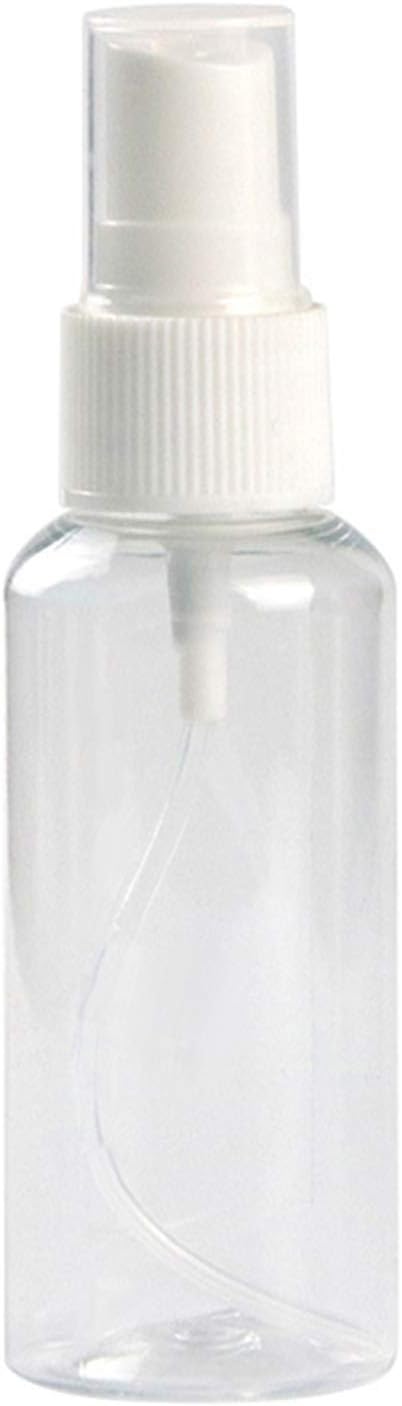 Empty Spray Bottles Refillable Portable Transparent Plastic Bottles Mini Liquid Containers for Travel 50ml