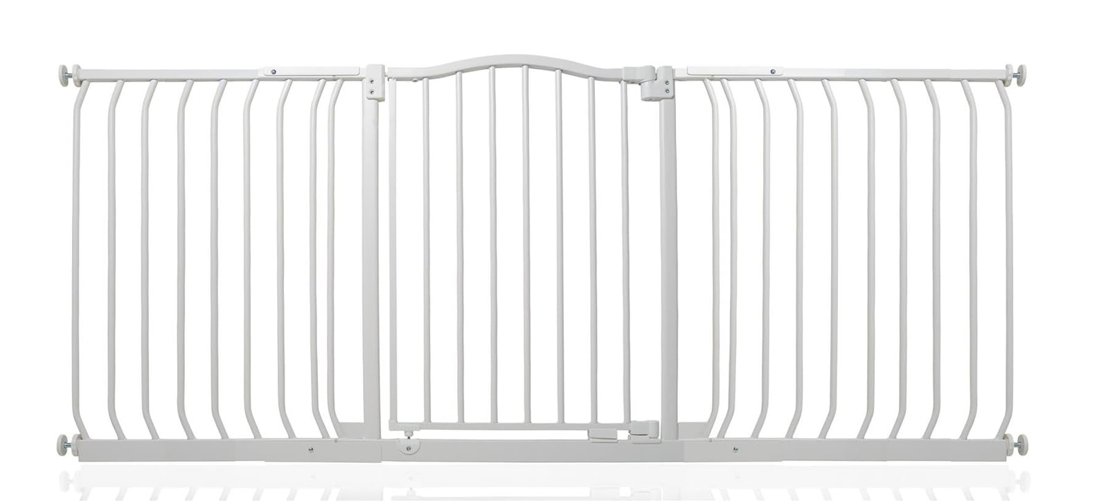 Safetots Curved Top Safety Gate, 71cm - 80cm, Matt White, Pressure Fit Stair Gate, Baby Gate for Doors Hallways and Spaces, Safety Barrier, Easy Installation — view 53