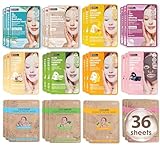 Innerest Original Derma Beauty Collagen Face Mask Skin care 36 PK Collagen Essence Assortment Face Masks Skincare Sheet Masks Face mask skin care Korean Face Mask