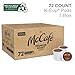 McCafe Premium Roast Coffee, Keurig Single-Serve K-Cup Pods, Medium Roast, 72 Count