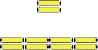 10 Peças Barras De Luz De Teto Para Caminhão Luzes Internas De Automóveis Dentro De Acessórios De Carro Luzes Internas De Carro Barras De Luz Automáticas Veículo Luz Interior LED NOLITOY