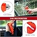 MOTORBUDDY 4-Pack Car Safety Hammer, Auto Emergency Escape Hammer with Window Breaker and Seat Belt Cutter, Striking Red Emergency Escape Tool for Car Accidents
